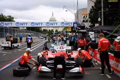 Josef Newgarden and Trump turn heads at Washington DC's Freedom 250