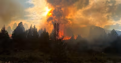 Logan Canyon Fire closes U.S. Highway 89 as crews battle blaze