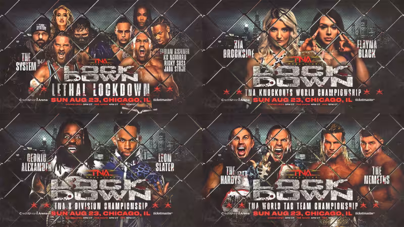 Tna Lockdown 2026 set for Chicago with 5PM ET countdown, 6PM ET main card