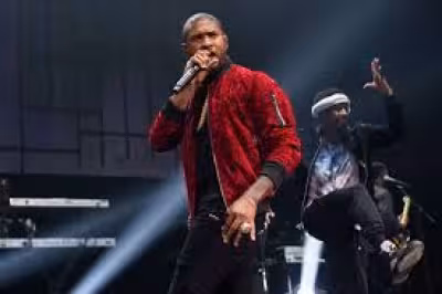 Chris Brown Usher Concert Levi's Stadium Opens R&B Tour in Santa Clara
