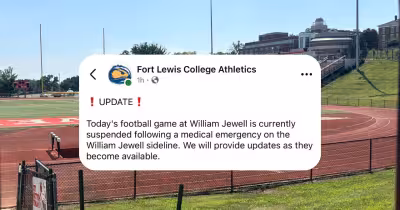William Jewell Football game suspended after medical emergency on sideline