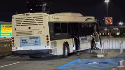 Multiple injured in employee shuttle bus crash at Newark Liberty International Airport