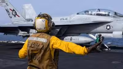 Trump says Us Strikes Iranian Targets Centcom near Strait of Hormuz