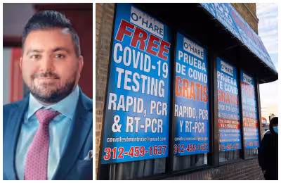 Anosh Ahmed pleads not guilty in nearly $700 million Covid-19 Test case