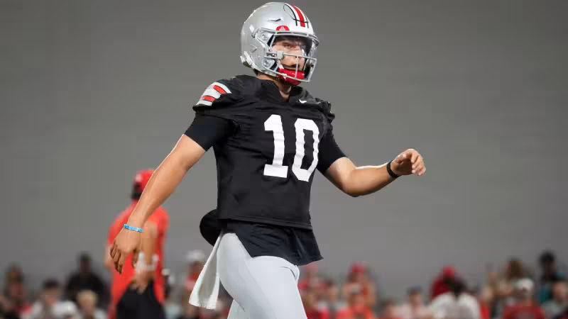 Julian Sayin adds a louder voice as Ohio State leans on its QB