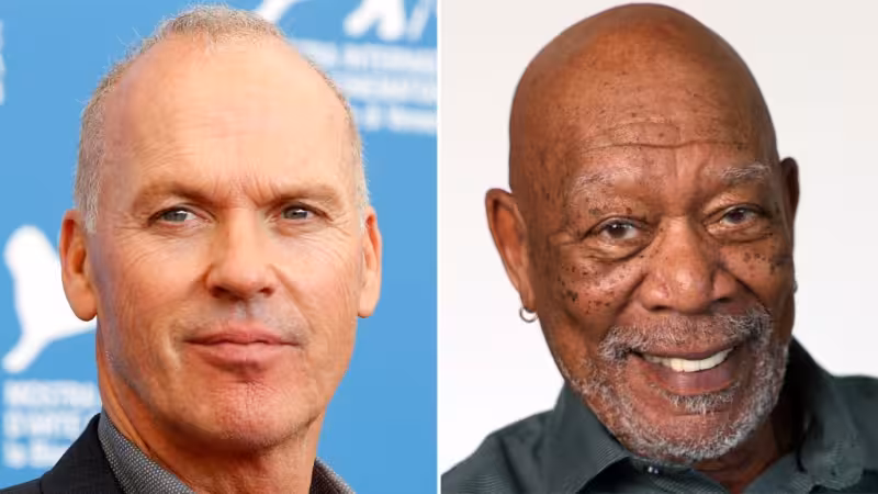 Michael Keaton and Morgan Freeman reunite as Angel picks up Rode To Ruin