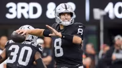 Fernando Mendoza Raiders Benching starts rookie QB on bench behind Kirk Cousins