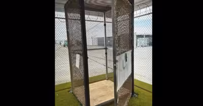 DHS watchdog finds cramped cages at Alligator At Alcatraz in Florida