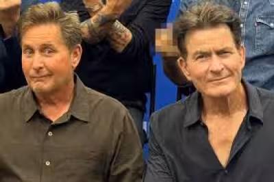 Charlie Sheen Emilio Estevez Reunion in Dallas Draws Rare Young Guns Cast Photos