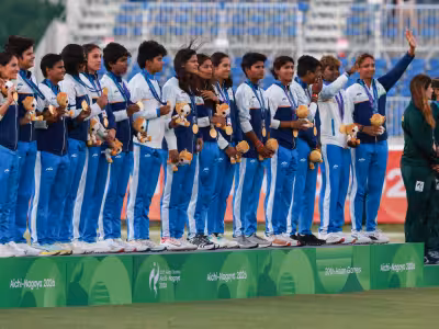 Slw Vs Indw: India retain Asian Games gold after 147-run final win