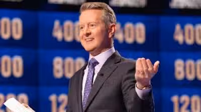 Ken Jennings jokes Jeopardy bus station ad looks like a 1990s sex thriller