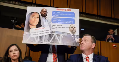 Eric Schmitt Senate hearing on unvetted DOJ texts falls apart fast