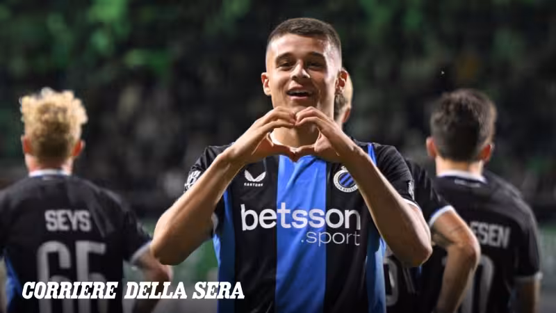 Nicolò Tresoldi leads Bruges against Inter as Italy choice waits
