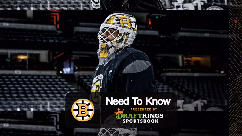 Bruins Vs Ducks: Michael DiPietro to start in goal Friday in Anaheim