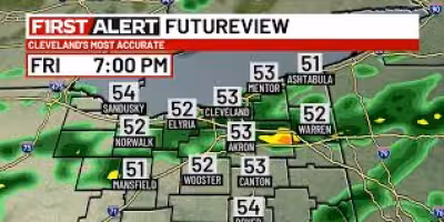 Cleveland, Ohio Weather: Cold front brings lake effect showers and freeze concern