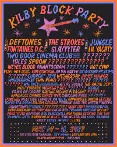 Kilby Block Party 2027 sets May dates, 70-artist lineup at Utah State Fairpark