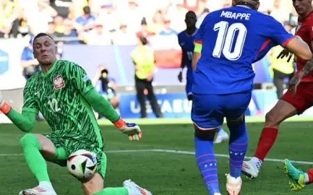 يورو 2024.. مبابي يسجل وليفاندوفسكي يرد في تعادل فرنسا مع بولندا