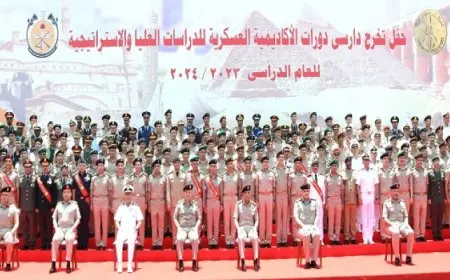 بال وال.. الفريق أول محمد زكي يشهد تخرج دورات جديدة من دارسى الأكاديمية العسكرية للدراسات العليا والاستراتيجية