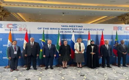 وزير الزراعة يؤكد على مبادرة الدولة المصرية بانشاء منطقة لوجيستية لتخزين وتوزيع الحبوب