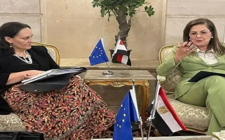 وزيرة التخطيط تبحث مع نائب الأمين العام لمنظمة التعاون الاقتصادي سبل تعزيز التعاون المستقبلي