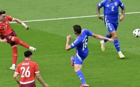 سويسرا تتأهل لربع نهائي يورو 2024 بالفوز على إيطاليا “حامل اللقب” بهدفين نظيفين