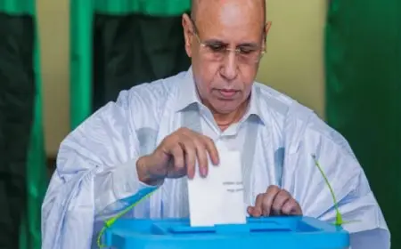 الغزواني يتصدر النتائج الأولية لانتخابات الرئاسة بموريتانيا