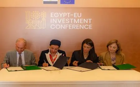 وزيرتا البيئة والتعاون الدولى توقعان اتفاقية برنامج الصناعة المستدامة الخضراء مع الإتحاد الأوروبى وبنك الإستثمار الاوروبى