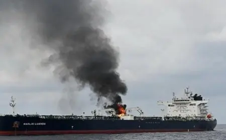 بريطانيا تعلن عن حادث بحري قرب باب المندب اليمني