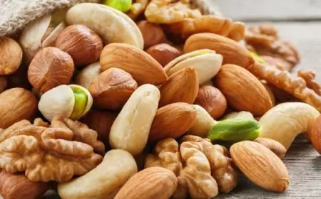 المكسرات تساهم فى انخفاض مستوى الكوليسترول بالجسم