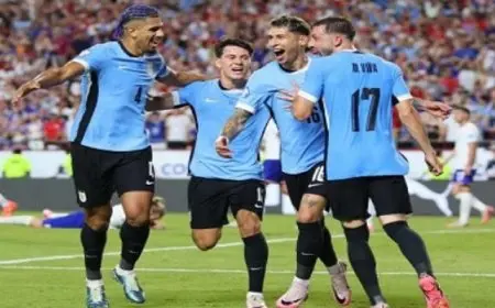 أوروجواي تهزم أمريكا 1-0 وتطيح بها خارج بطولة كوبا أمريكا