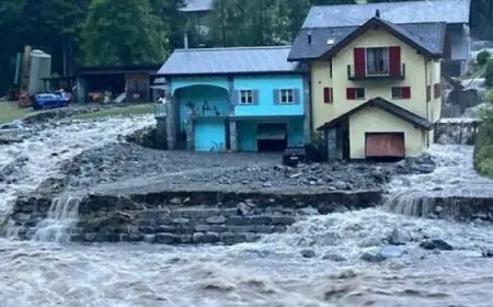 قتلى ومفقودون جنوب شرق سويسرا بسبب سوء الأحوال الجوية