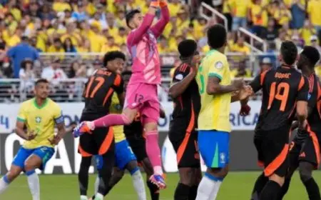 البرازيل وكولومبيا يتعادلان ويصعدان إلى ربع نهائي كوبا أمريكا 2024