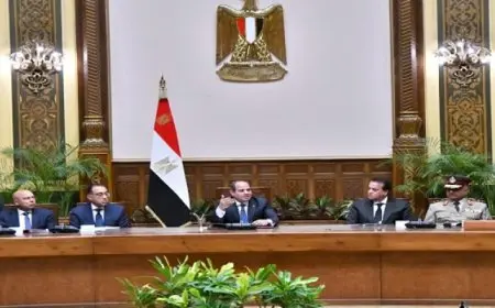 بال – خلال اجتماعه بالحكومة الجديدة والمحافظين.. الرئيس السيسي يوجه بمواصلة وتعزيز جهود صون الأمن القومي في ظل التحديات غير المسبوقة