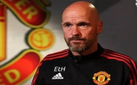 رسميا.. مانشستر يونايتد يمدد عقد المدير الفني تين هاج لمدة عام