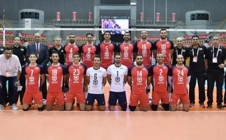 منتخب مصر للطائرة يواجه قطر فى بداية المشوار بكأس التحدى العالمى