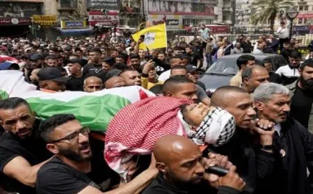 استشهاد شاب فلسطيني وإصابة 3 آخرين برصاص الجيش الإسرائيلي في رام الله