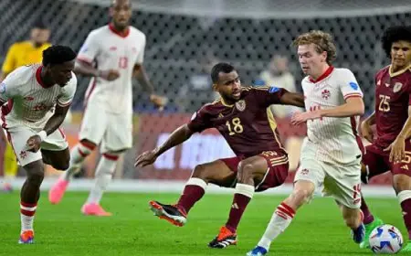 كندا تطيح بفنزويلا وتتأهل لمواجهة الأرجنتين في نصف نهائي كوبا أمريكا