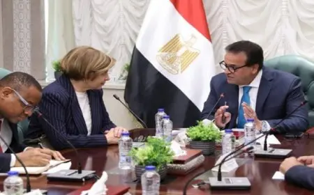وزير الصحة يستقبل المدير الإقليمي للتنمية البشرية بالبنك الدولي لتعزيز سبل التعاون في القطاع الصحي