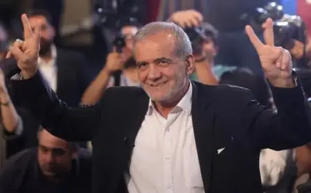 الإصلاحي بزشكيان يفوز في انتخابات الرئاسة الإيرانية ..ويؤكد : سنمد يد الصداقة للجميع