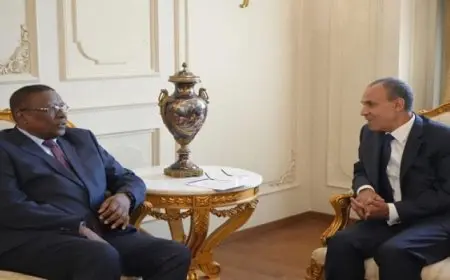 رسالة للرئيس السيسي من الرئيس ديبي يسلمها وزير خارجية تشاد إلى وزير الخارجية والهجرة