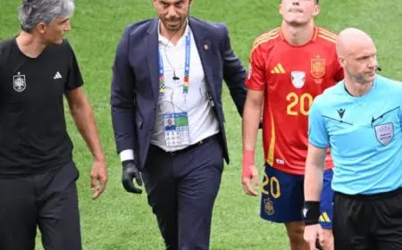 الاتحاد الإسباني لكرة القدم يعلن إصابة بيدري بالتواء بركبته اليسرى