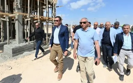 وزير الإسكان يتفقد الموقف التنفيذى لوحدات المبادرة الرئاسية “سكن لكل المصريين” بمدينة برج العرب الجديدة