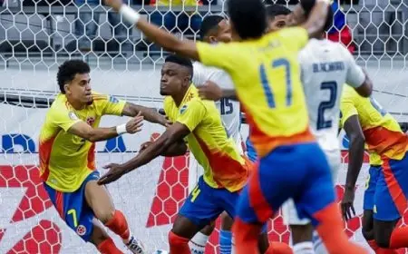 منتخب كولومبيا يكتسح بنما بخماسية ويتأهل لنصف نهائي كوبا أمريكا 2024