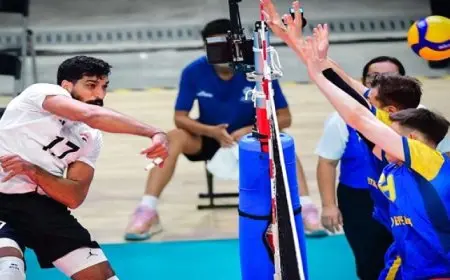 منتخب الطائرة بالمركز الثالث في بطولة كأس التحدي العالمي بعد فوزه على أوكرانيا