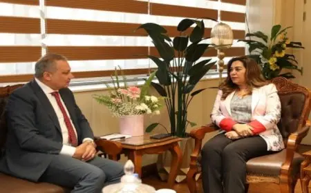 بال .. وزيرة التنمية المحلية تستقبل رئيس صندوق التنمية الحضرية