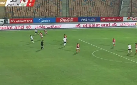 الأهلي يفوز على طلائع الجيش بثنائية نظيفة