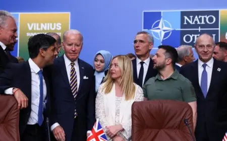 الولايات المتحدة و4 دول أوروبية تعلن خلال قمة الناتو تزويد أوكرانيا بمزيد من أنظمة الدفاع الجوي الاستراتيجية