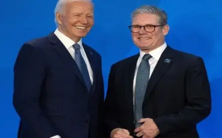 الحكومة البريطانية: ستارمر وبايدن ناقشا الأوضاع في إسرائيل وغزة وأوكرانيا