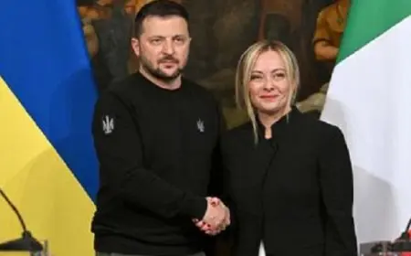 رئيسة الوزراء الإيطالية والرئيس الأوكراني يبحثان بواشنطن الحرب الروسية ونتائج مجلس الناتو-أوكرانيا