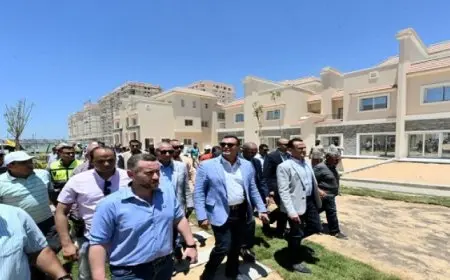 وزير الإسكان يتفقد موقف تنفيذ 3068 وحدة.. و310 فيلات بالتجمع العمراني “صوارى” بالإسكندرية